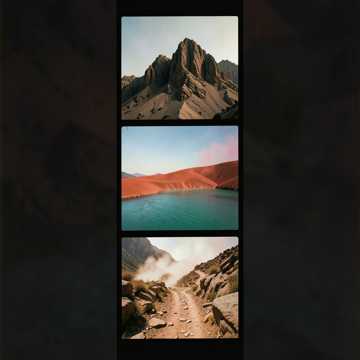 Original cover artwork for Red Sand, Blue Water