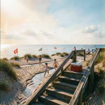 Original cover artwork for Summer Runs on Sand